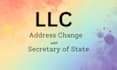 change mailing address register agent from state secretary