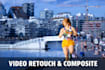 do compositing, retouching and grade your video