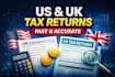 prepare US and UK tax returns for individuals, partnerships and corporations