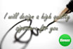 give you nice handwritten signature for you