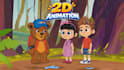 create 2d cartoon animation videos for kids