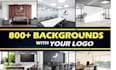 design a custom zoom virtual background with your logo