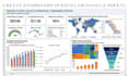 design a professional dashboard in google sheets or excel