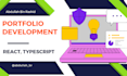 create portfolio website with react, typescript and tailwindcss