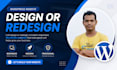 wordpress responsive website design or redesign
