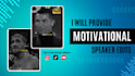 create motivational speaker edits for tiktok and instagram