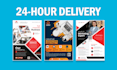 design professional business flyer, brochure, leaflet, pamphlet, or poster