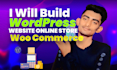 build ecommerce website online store using wordpress woo commerce