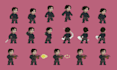 design pixel character sprite sheets for your 2d game