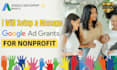 register and set up a google ads grant