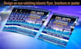 design an eye catching islamic flyer, brochure or poster