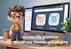 activate the plugin to access 25k premium wordpress themes and plugins