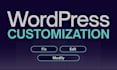 fix, customize and make changes to your wordpress website