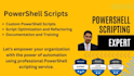create powershell script to automate your tasks