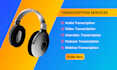 transcribe audio and do video transcription