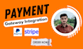 integrate paypal stripe paytm payment gateway in flutter application