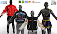 create clo 3d fashion designs tech packs and  second life