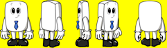 make 2d character turn around