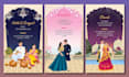 design custom theme indian wedding invite and birthday invite ecards