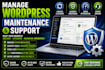 manage wordpress maintenance and support