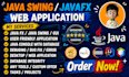 do java, swing, javafx, jsp, servlet, console projects and fix bugs with jdbc