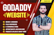 develop godaddy website with godaddy builder or wordpress