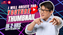 make you a visually appealing youtube thumbnail