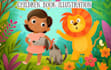 draw adorable children book illustrations in a colorful style