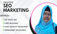 provide high da permanent backlinks