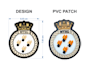 make custom pvc patches, pvc rubber patches, silicone patch