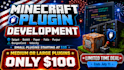 make minecraft plugins for your server