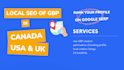 do local SEO, gbp and citations in canada USA and UK