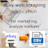 create ebay web scraping application