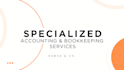 expert accounting, financial statements and bookkeeping services