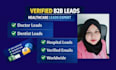 provide verified b2b healthcare and doctor leads