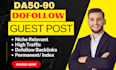 do guest post on high da website with dofollow backlinks