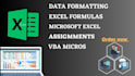 do urgent ms word, excel formulas, assessments, assignment, and powerpoint