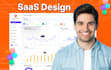 design saas UI UX, dashboard design, web app in figma