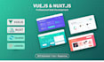 develop professional vue js nuxt js web app and landing page