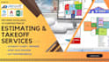 do professional material takeoff and estimation services by planswift, autocad