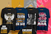 design unique tshirt designs for print on demand and merch
