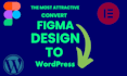 convert figma to wordpress with elementor pro
