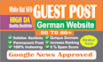 create german backlinks high da newspapers, deutsche SEO
