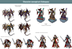 create concept art of 2d game assets