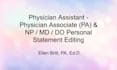 make your physician assistant personal statement stronger