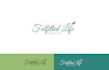 fulfilled life travel logo design