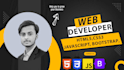 be your front end web developer using html, css, javascript, bootstrap