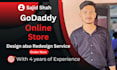 design a professional godaddy ecommerce online store with SEO