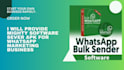 install whatsapp bulk messages sender software reseller setup on your PC