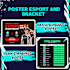 professionally design esports tournament posters and bracket
